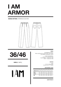 I am ARMOR - Wide-Leg Trouser Pattern -  I AM PATTERNS