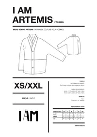 I am ARTEMIS (Mens) - Coat Pattern -  I AM PATTERNS