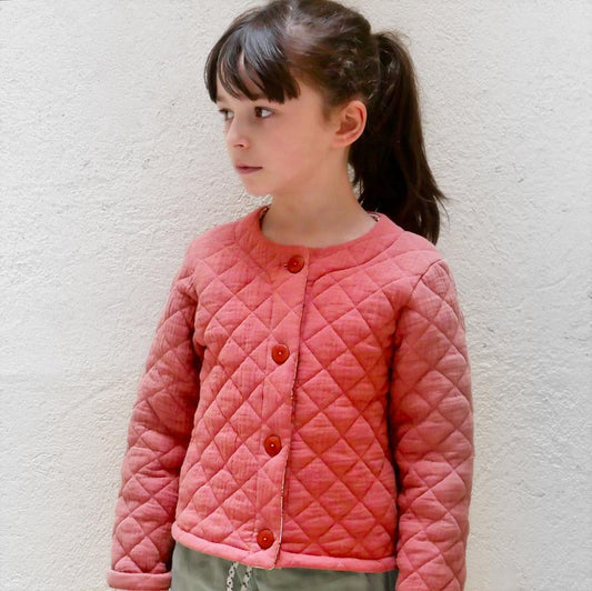 Vic Cardigan Sewing Pattern - Unisex 3/12Y - Ikatee