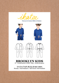 Brooklyn Jumpsuit Sewing Pattern - Kids 3/12Y - Ikatee