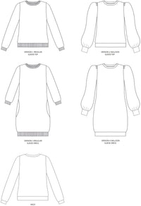Billie Sweatshirt / Dress Pattern - Tilly And The Buttons