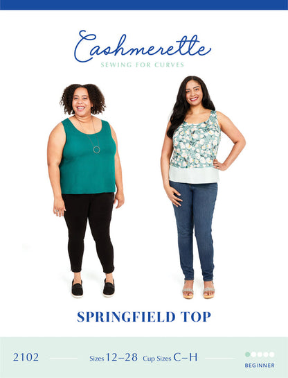 Springfield Top Paper Pattern - Cashmerette