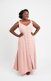 Holyoke Maxi Dress & Skirt Paper Pattern - Size 12-32 -  Cashmerette