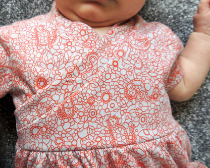 Flo Dress + Riley Leggings (0-24m) Baby + Toddler Sewing Pattern - Dhurata Davies