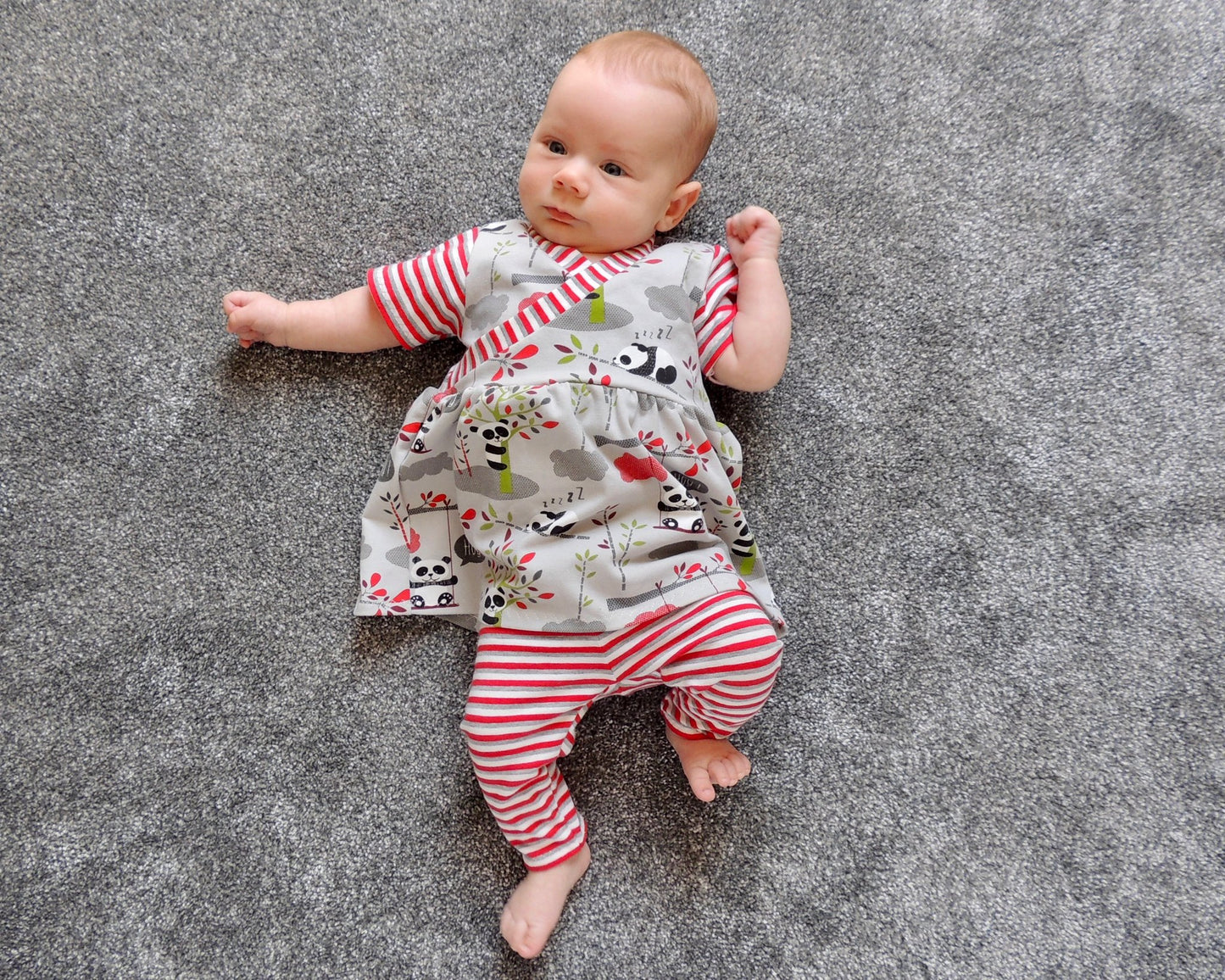 Flo Dress + Riley Leggings (0-24m) Baby + Toddler Sewing Pattern - Dhurata Davies