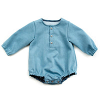 Sydney Romper Sewing Pattern - Baby 1M/24M - Ikatee