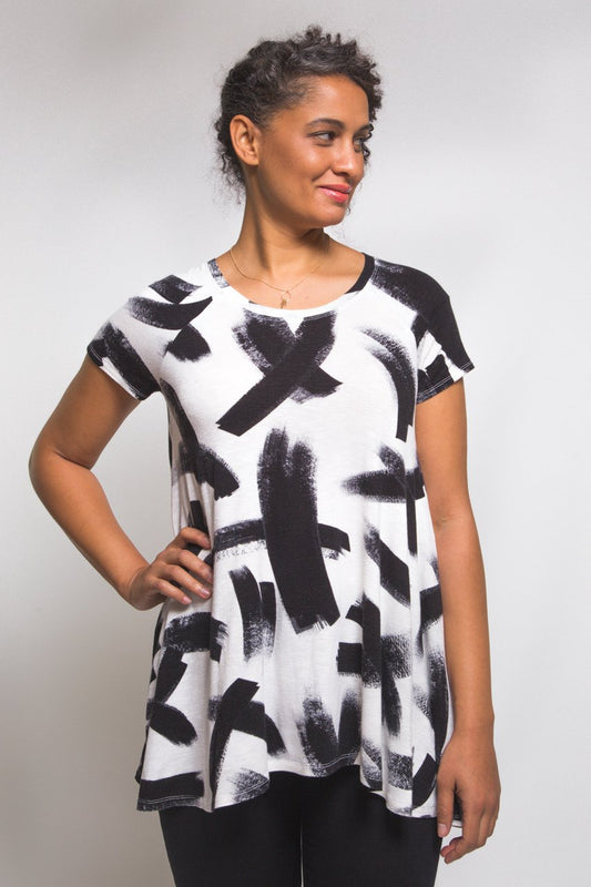 Ebony T-Shirt and Knit Dress Pattern - Closet Core Patterns