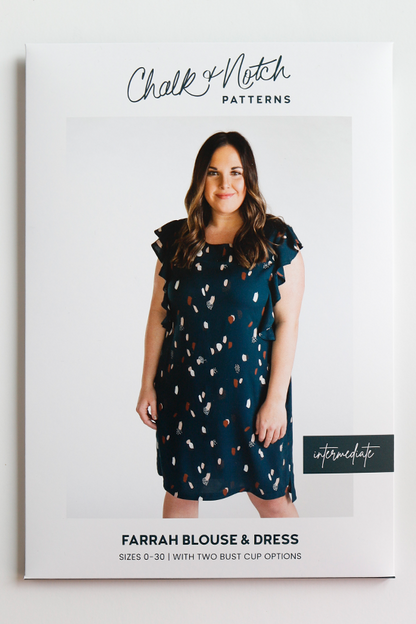 Farrah Tunic Pattern - Chalk + Notch