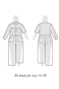 Blanca Flight Suit Pattern - Closet Core Patterns