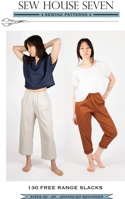 Free-Range Slacks Sewing Pattern - Sew House Seven