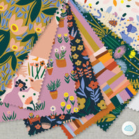 Garden Friends - Furrow - Leah Duncan - Cloud 9 Fabrics - Poplin