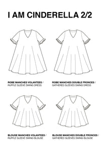 I am CINDERELLA - Dress and Blouse Pattern -  I AM PATTERNS