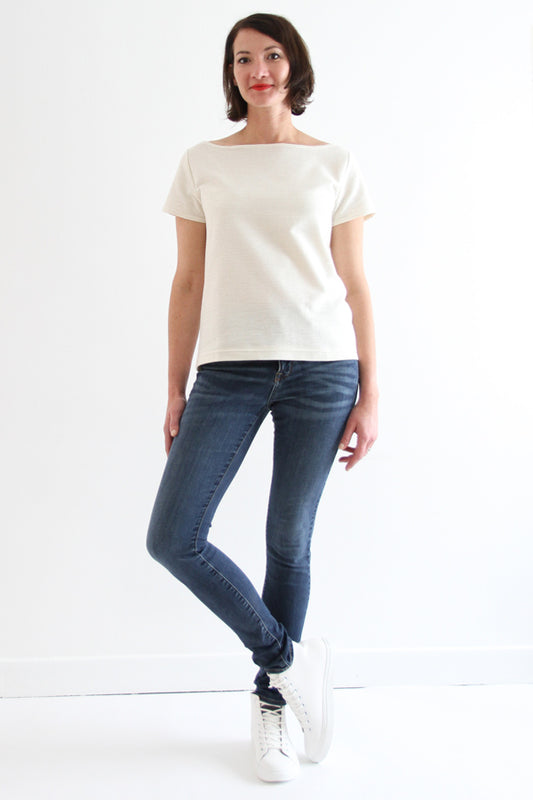 I am MILOR (Ladies) - Classic Boatneck Tshirt Pattern -  I AM PATTERNS