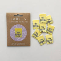 "YO MAMA MADE IT" Woven Label Pack - Kylie And The Machine