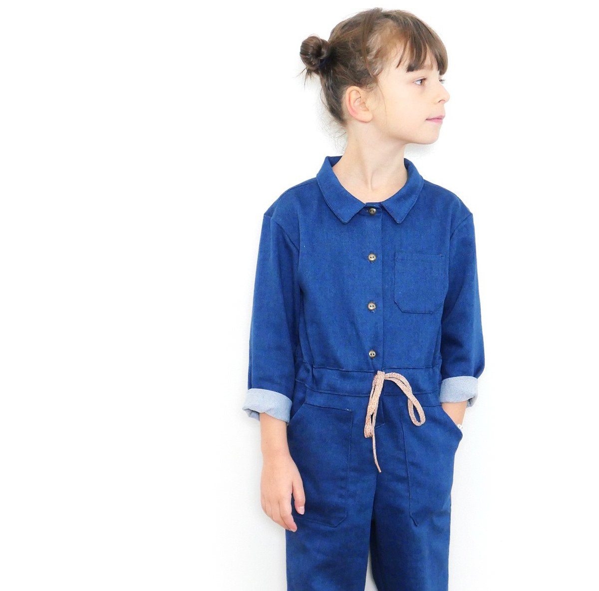 Brooklyn Jumpsuit Sewing Pattern - Kids 3/12Y - Ikatee