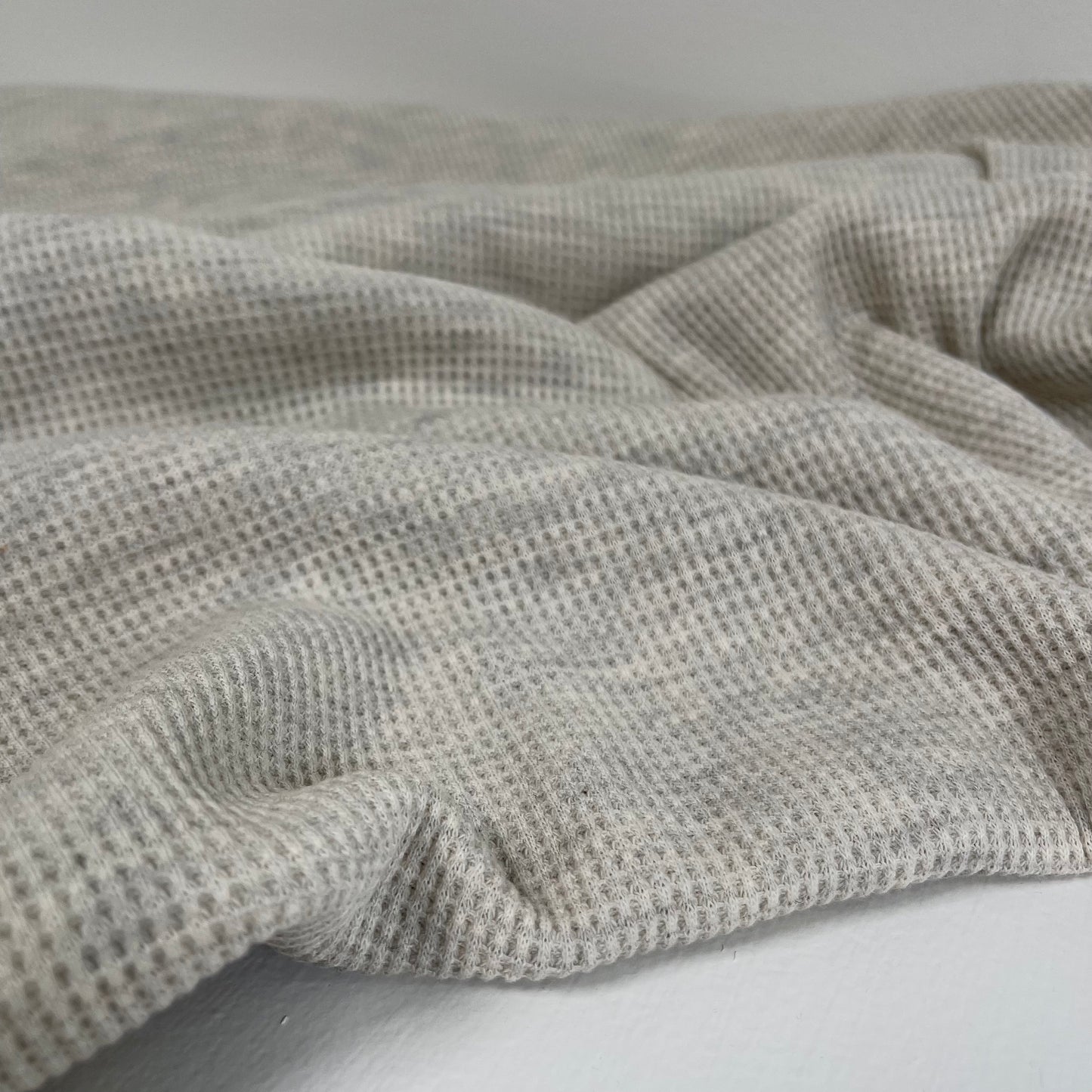 Organic Cotton Waffle / Thermal 250gsm - Soapstone 12