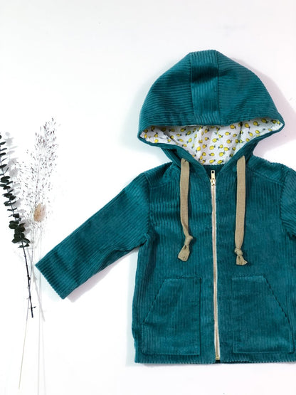 Sam Parka & Jacket Sewing Pattern - Baby Unisex 6m-4Y - Ikatee