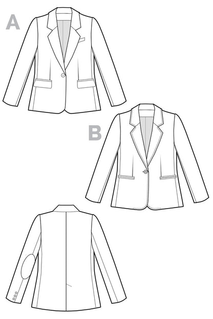 Jasika Blazer Pattern - Closet Core Patterns