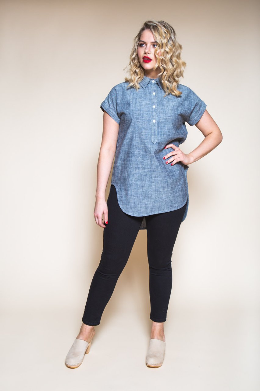 Kalle Shirt & Shirtdress Pattern - Closet Core Patterns