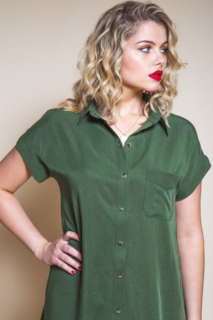 Kalle Shirt & Shirtdress Pattern - Closet Core Patterns