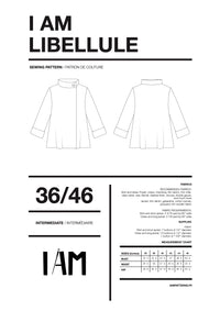 I am LIBELLULE - Shirt, Dress + Jacket Pattern -  I AM PATTERNS