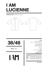 I am LUCIENNE - Shirt, Tunic + Dress Pattern -  I AM PATTERNS