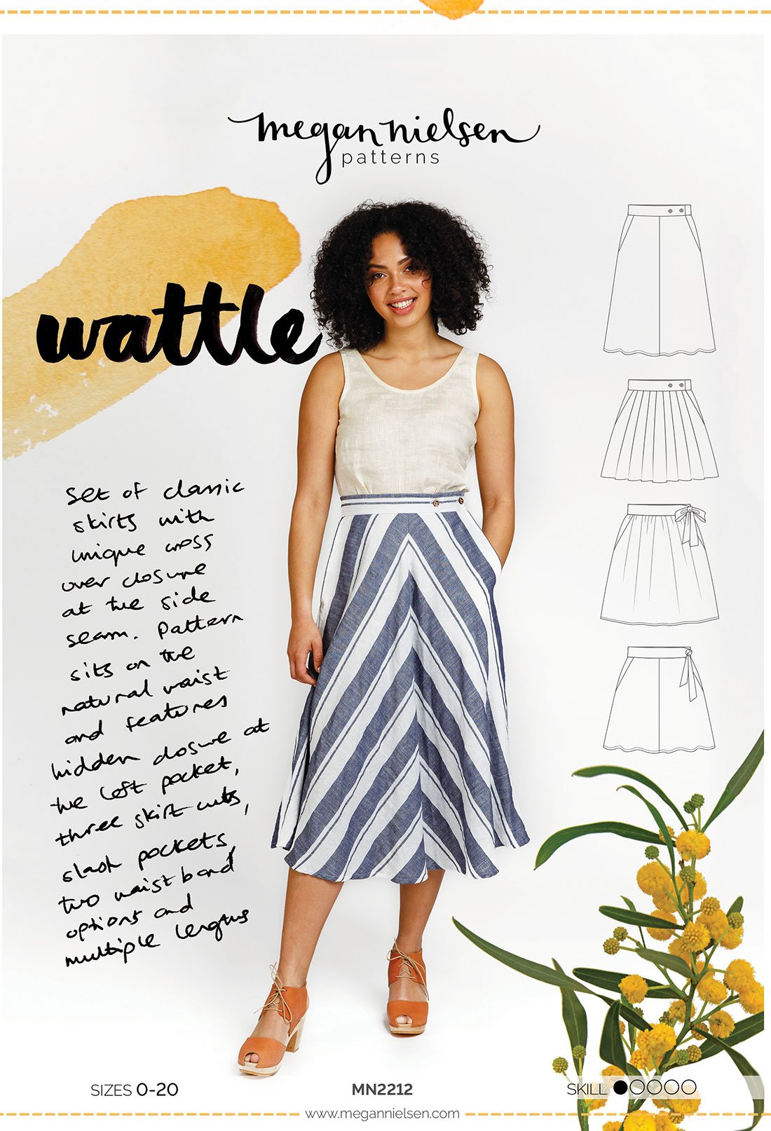 Wattle Skirt - Megan Nielsen Patterns - Sewing Pattern