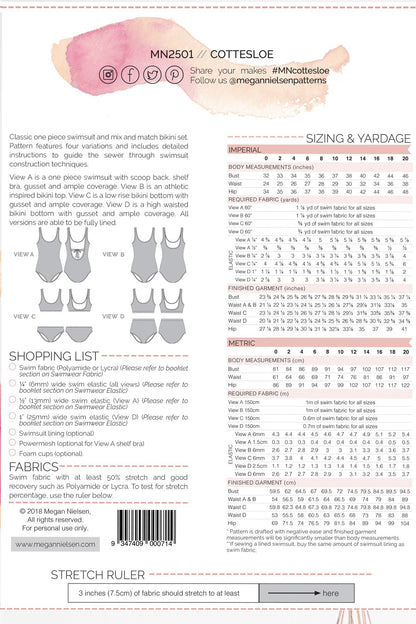 Cottesloe Swimsuit - Megan Nielsen Patterns - Sewing Pattern