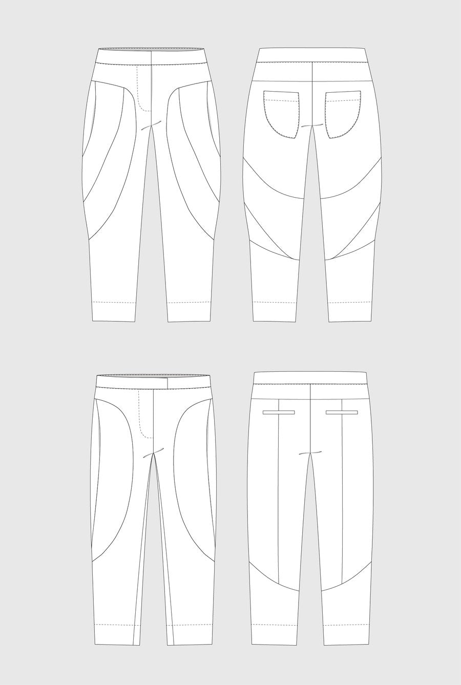 Darlow Pants Pattern - In The Folds