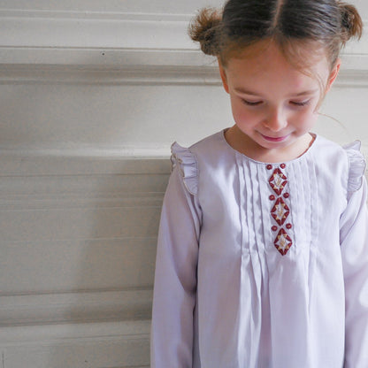 Hellebore Blouse Sewing Pattern - Girl 3/12Y - Ikatee