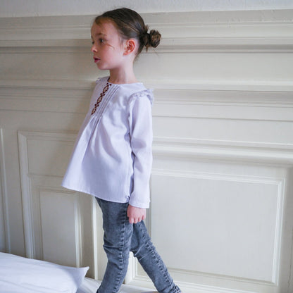 Hellebore Blouse Sewing Pattern - Girl 3/12Y - Ikatee