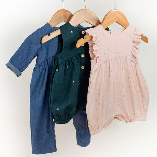 Madrid Jumpsuit/Playsuit Sewing Pattern - Baby 6M/4Y - Ikatee