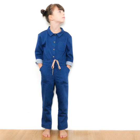 Brooklyn Jumpsuit Sewing Pattern - Kids 3/12Y - Ikatee