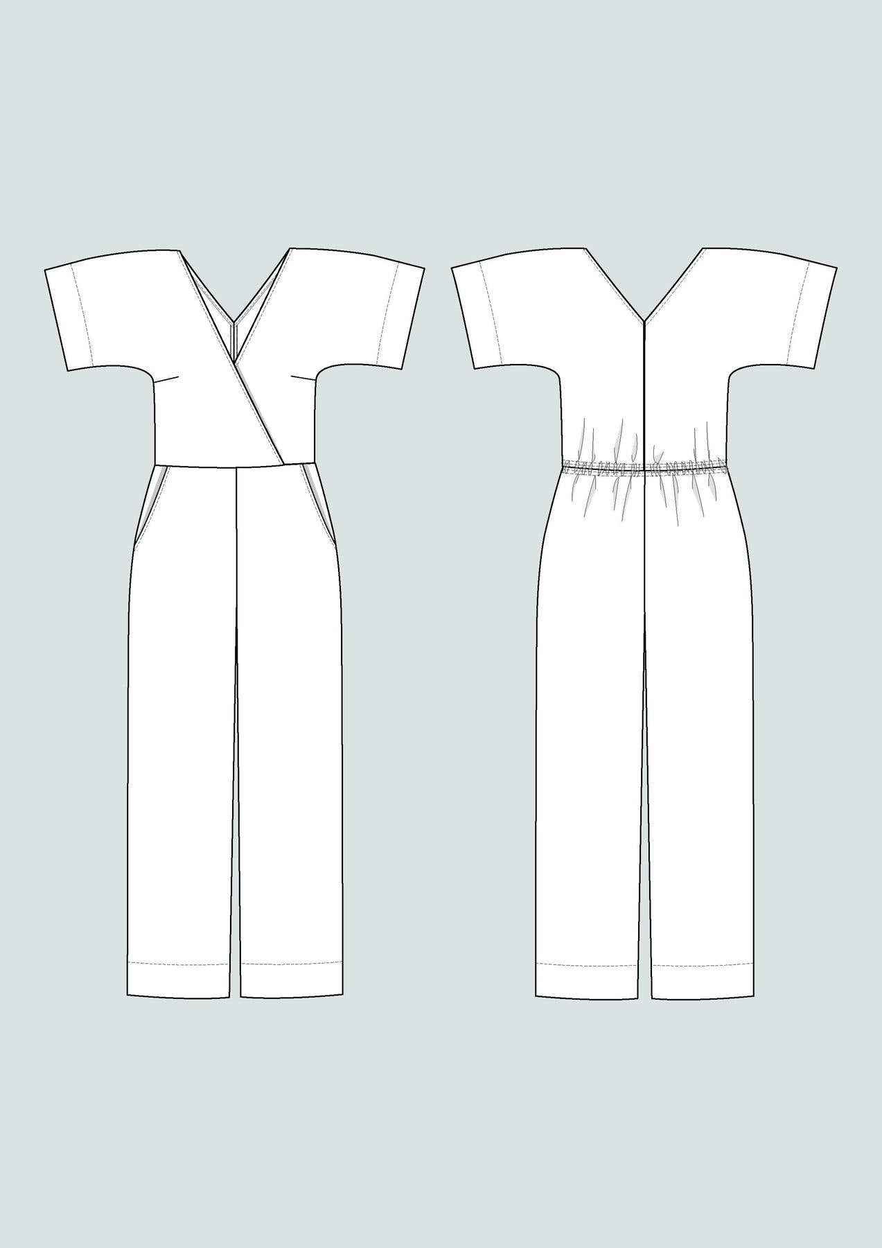 Wide-Leg Jumpsuit Pattern - The Assembly Line