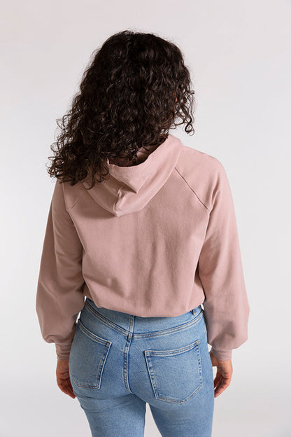 Page Cropped Hooded Sweatshirt Pattern - Chalk + Notch