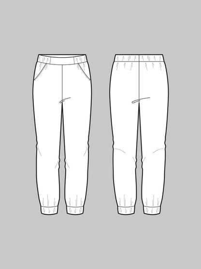 Almost Long Trousers Pattern - The Assembly Line