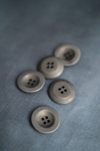 Grey - Corozo Button - Merchant & Mills - 18mm & 22mm