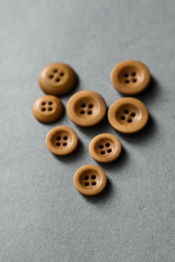 Gold - Corozo Button - Merchant & Mills - 14mm, 18mm, 20mm & 22mm