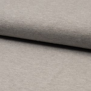 Bamboo Stretch Jersey - European Import - Oeko-Tex® - Light Grey Melange