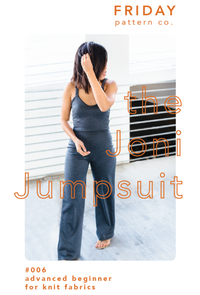 Joni Jumpsuit Pattern - Friday Pattern Company