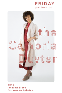 Cambria Duster Pattern - Friday Pattern Company