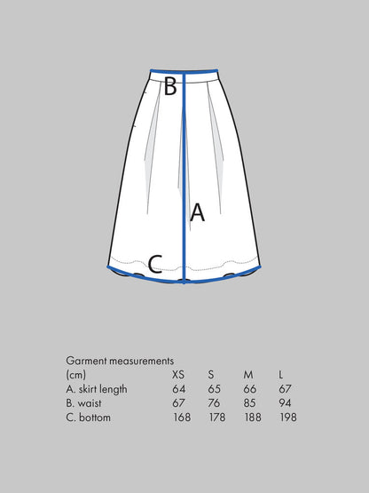 Three Pleat Skirt Pattern - The Assembly Line