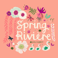Peach Pops - Spring Riviere - Kate Merritt - Cloud 9 Fabrics - Poplin