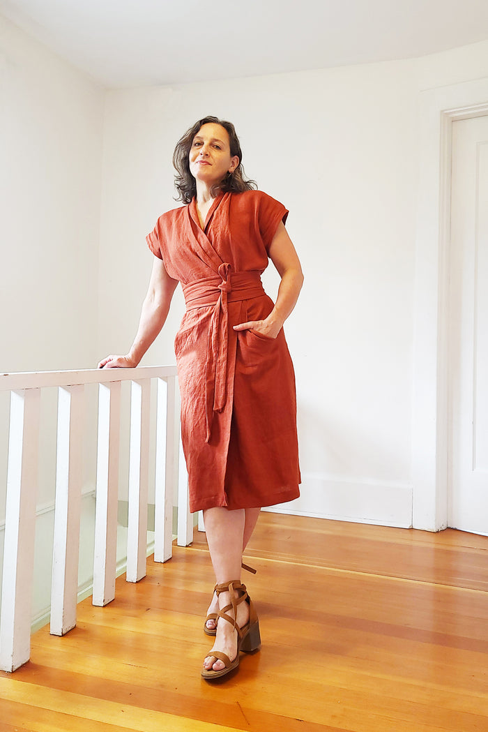 Wildwood Wrap Dress Sewing Pattern - Sew House Seven