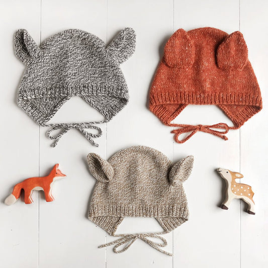 Baby + Child Animal Bonnet - Wiksten - Knitting Pattern