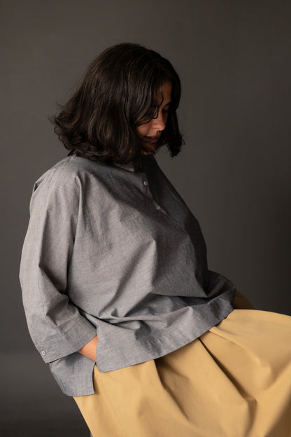 The Ellsworth Oversized Boxy Shirt Pattern - Merchant & Mills