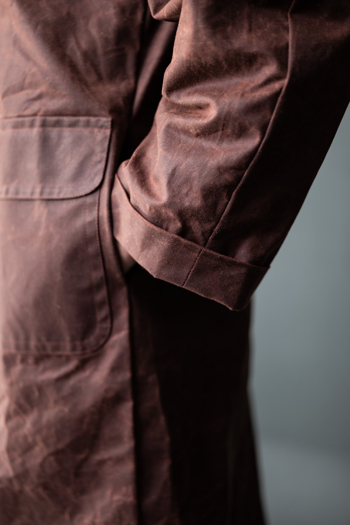 British Organic Cotton Traditional Oilskin - Conker - Merchant & Mills