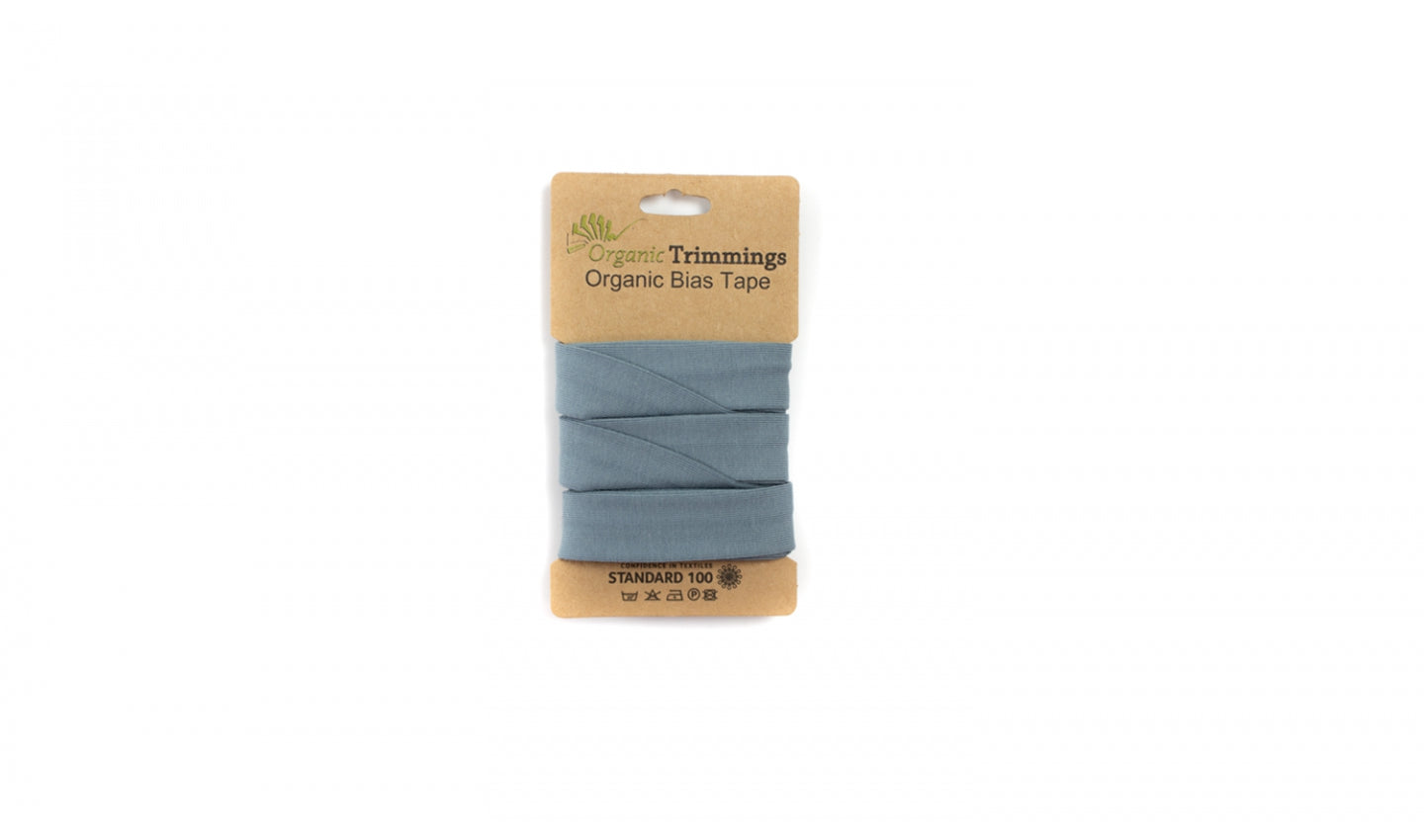 Organic Cotton Jersey - Bias Tape x 3m - European Import - Oeko-Tex® (Multiple Colors)