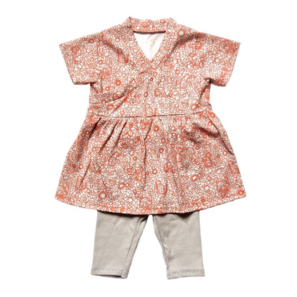 Flo Dress + Riley Leggings (0-24m) Baby + Toddler Sewing Pattern - Dhurata Davies