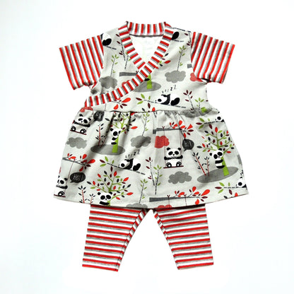 Flo Dress + Riley Leggings (0-24m) Baby + Toddler Sewing Pattern - Dhurata Davies